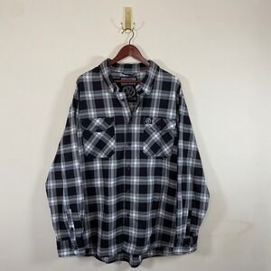 Dixxon Pennywise Full Circle Limited Edition 3XL Flannel Shirt Plaid Button Up‎